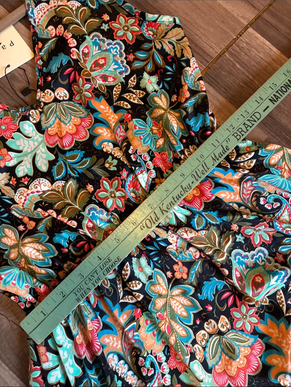 Boho Silky Floral Tiered Maxi Dress - Black/Multi-Colored- Size Small- NWT - Picture 8 of 13